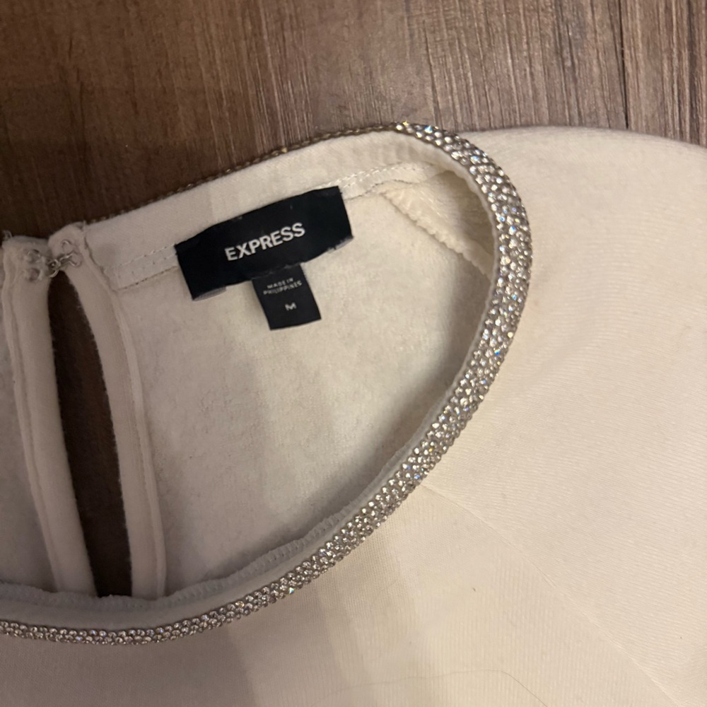 Express Rhinestone Collar Sweater - Picture 3 of 4